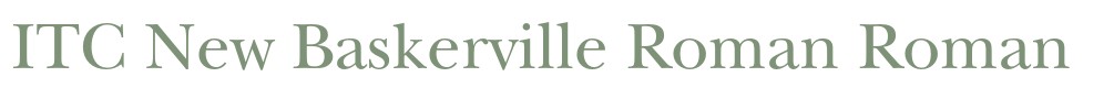 Baskerville sb roman sc font free download