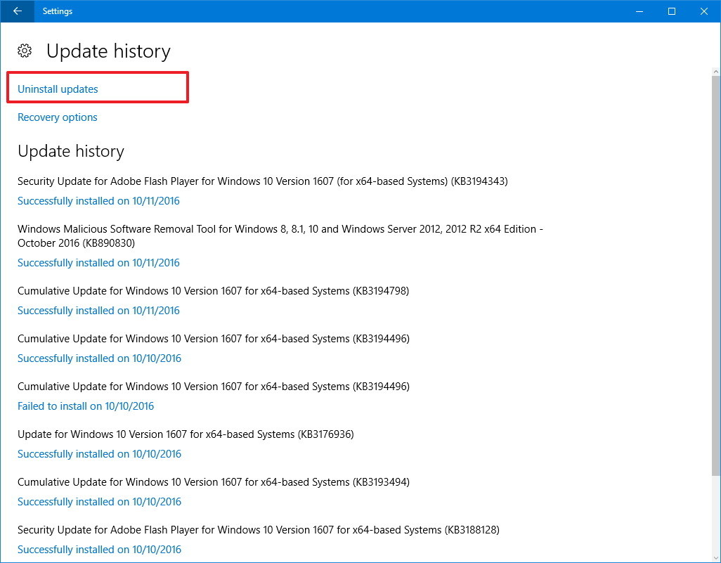 Windows 10 Updates Fail To Install